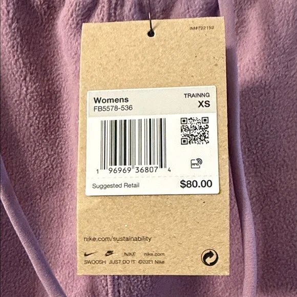 Nike Women's Dusty Pink Joggers - Picture 6 of 6